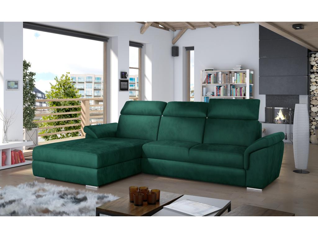 Canapé Cosymeub L/Tissu-Vert DKLR32434