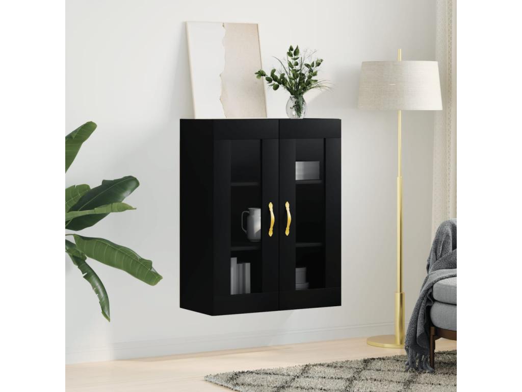 Armoire murale noir 69.5x34x90 cm JRJS63346