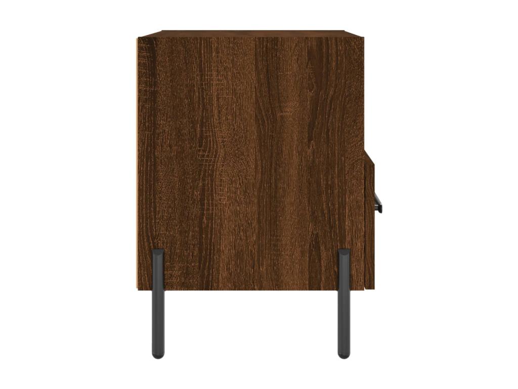 Tables de chevet 2 pcs chêne marron 40x35x47.5 RBQW87780