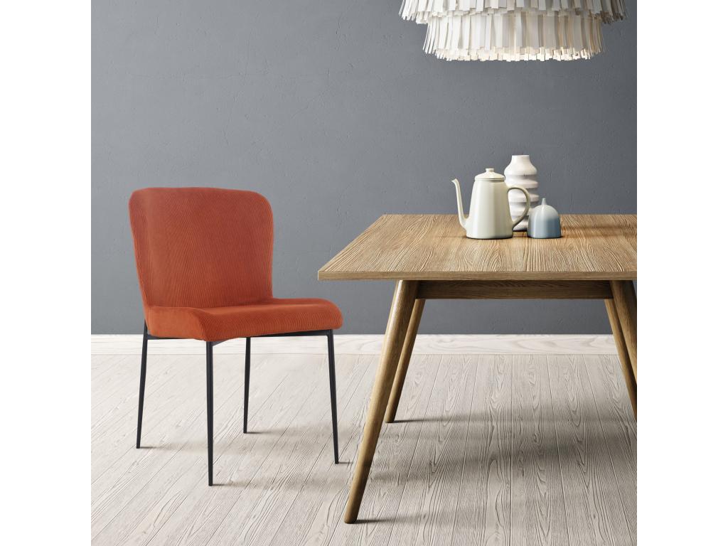 Cosymeub Lot de 2 chaises de salle à manger Cosymeub UIIF15254