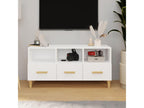 Meuble TV Blanc 102x36x50 cm Bois d'ingénierie SCLO84385