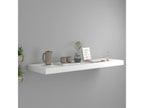 Murale flottante Blanc Etagère 80x23.5x3.8 MDF NDCS86774