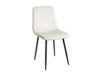 Lot de 4 chaises de salle à manger KALISPELL Velours Blanc cassé OTRV97489