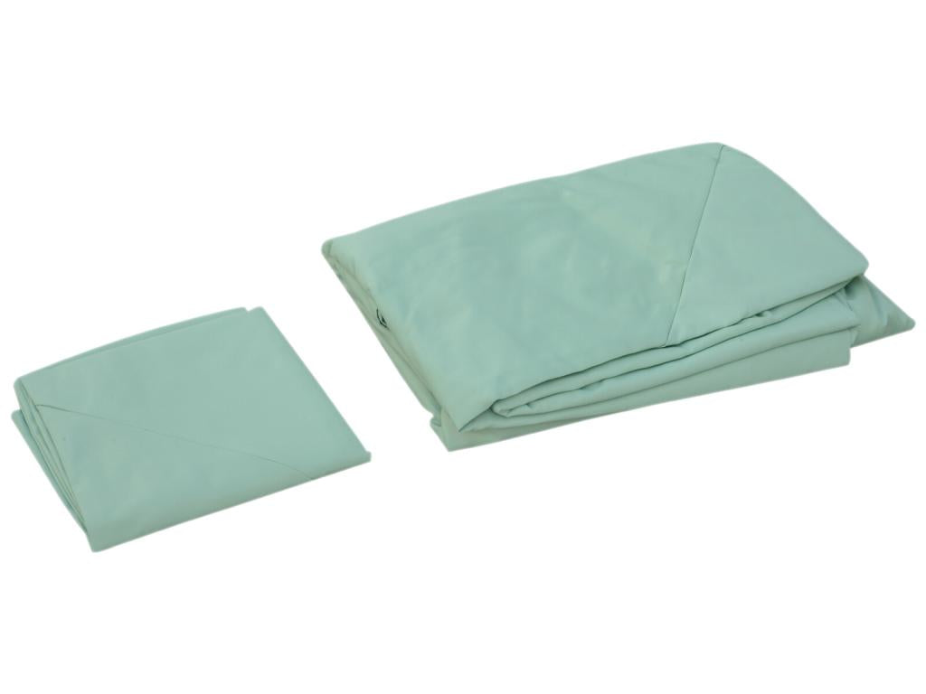 Toile de rechange pour pavillon tonnelle tente 3x4 m polyester haute densité 180 g/m² vert RODD72935