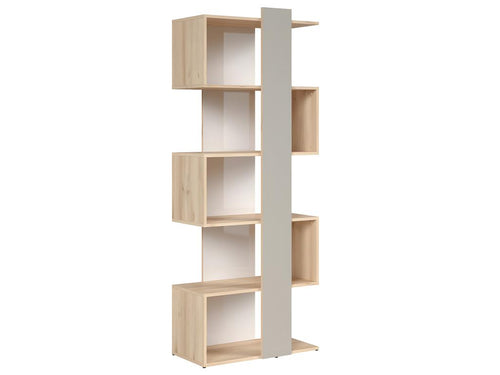 Bibliothèque droit Artigeo Bois et Gris DDJI40399