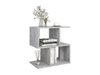 Tables de chevet 2pcs gris béton 50x30x51.5cm bois d'ingénierie WVXM63252