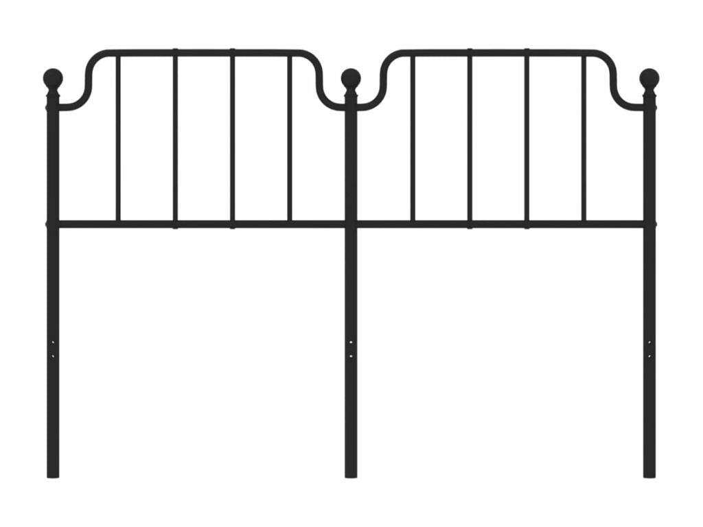 Tête de lit métal noir 150 cm IELA69365