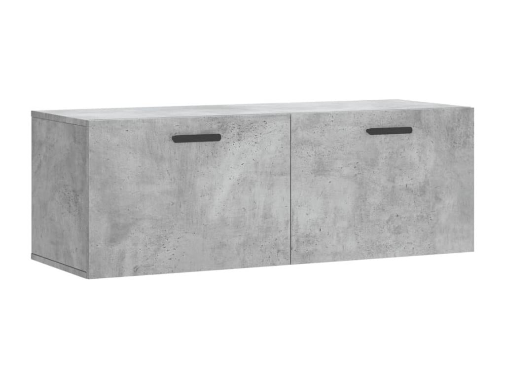 Armoire murale gris béton 100x36.5x35 bois d'ingénierie JQNZ38772