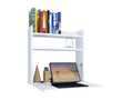 Artigeo bois bureau suspendu pliable bureau mural bureau informatique tablette Dralis blanc LKRU48537