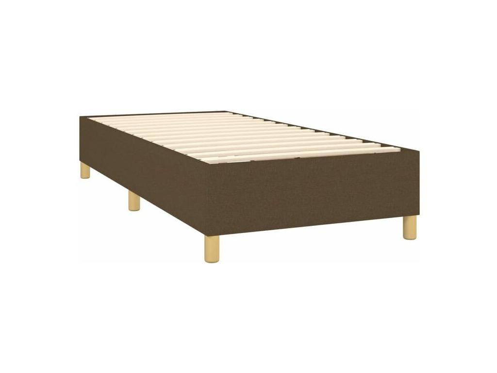 Sommier à Artigeo de lit avec matelas Marron foncé 90x200 AKMA23196