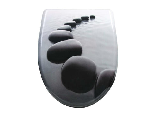 Abattant WC A Cosymeub noire 45.5x37.1x45.5 cm 19 0000737 UVCY67234