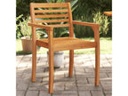 Chaises de jardin lot de 6 59x55x85 bois massif d'Artigeo HDOR92695