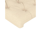 Têtes de lit 2 pcs Crème 100x7x78/88 cm Tissu YLZO12300