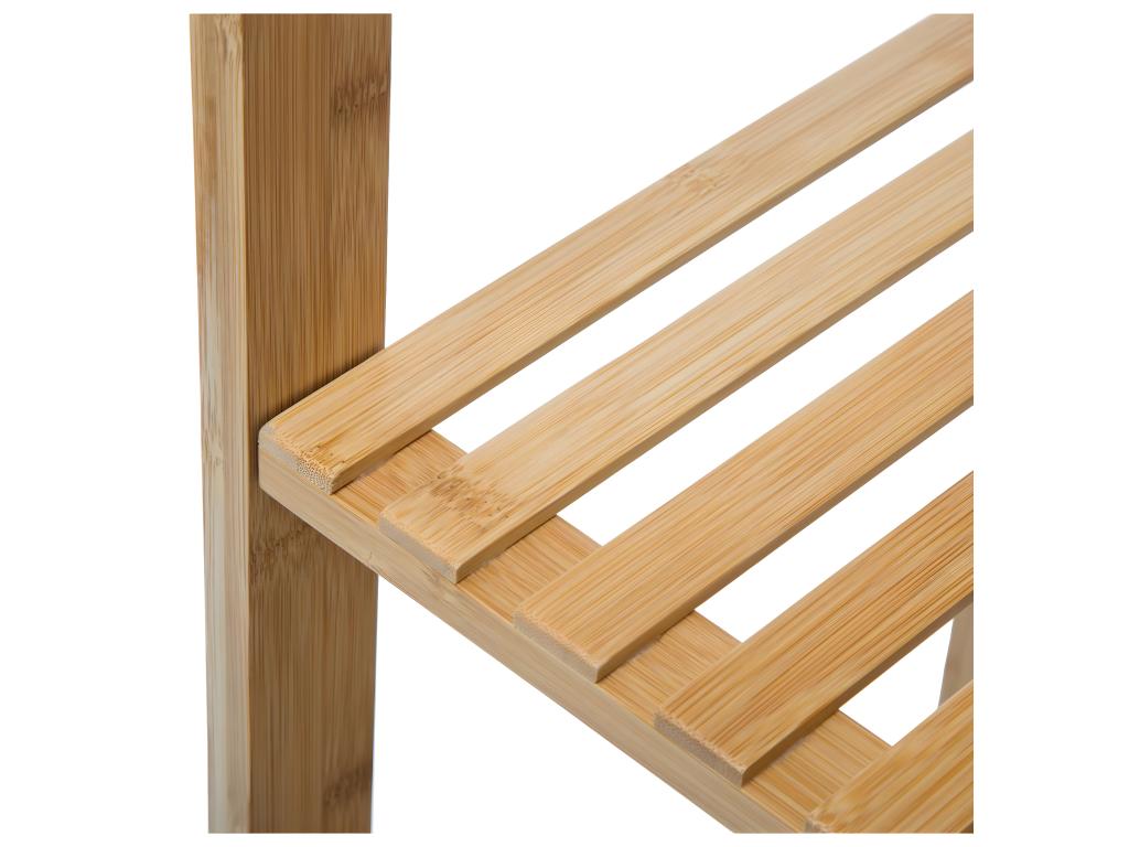 Etagère de rangement 5 niveaux en Cosymeub avec Miroir H 168 cm MERA55627