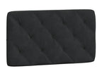 Coussin de tête de lit noir 80cm velours DNIQ47845