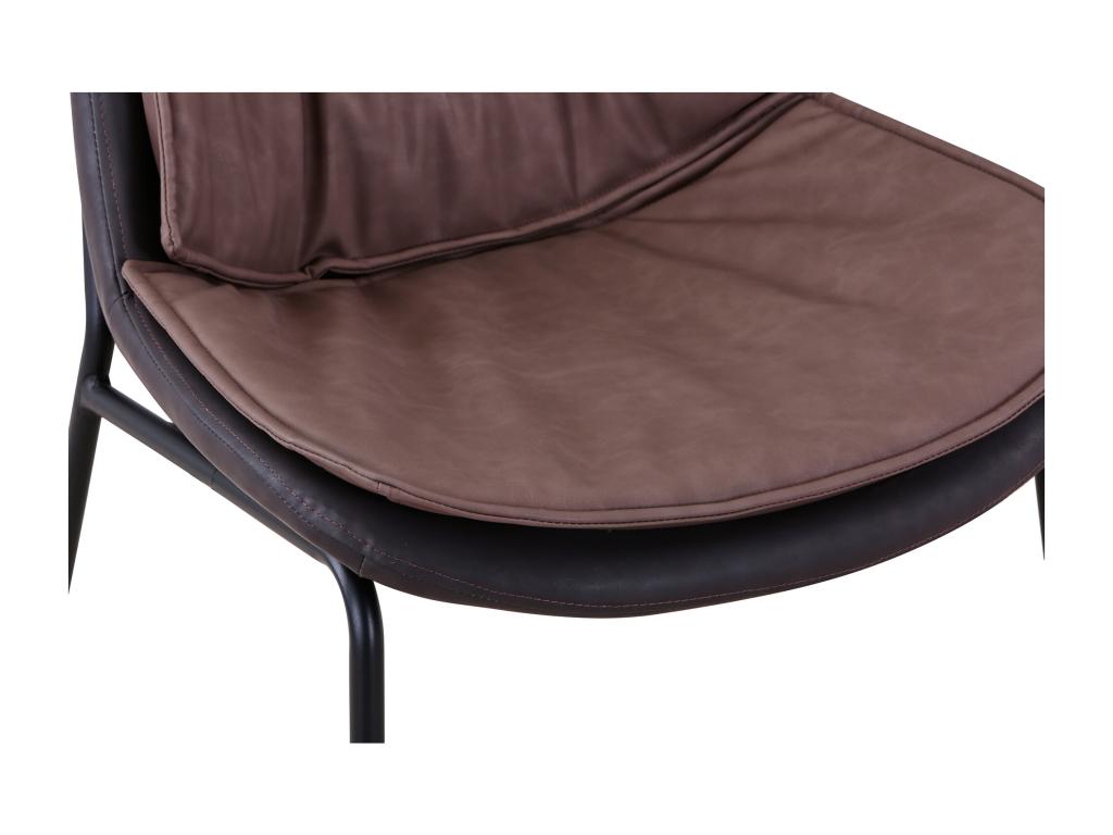 Chaise Design Cosymeub 84cm Marron Clair / Foncé XSDY09854