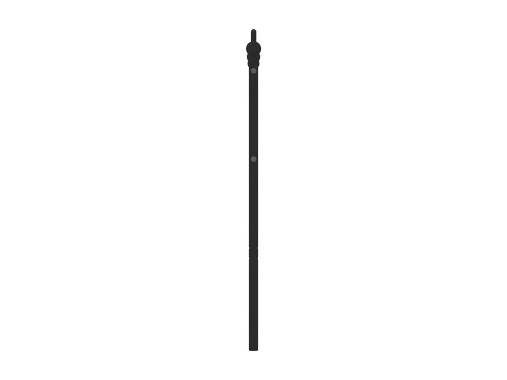 Tête de lit métal noir 150 cm IELA69365