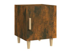 Tables de chevet 2 pcs Chêne fumé Bois d'ingénierie VAFX38207