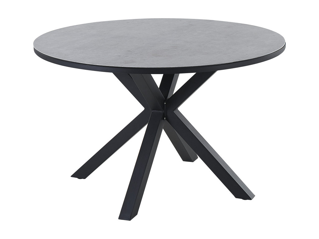 Table de jardin Céramique Verre Gris Artigeo JEQV90306