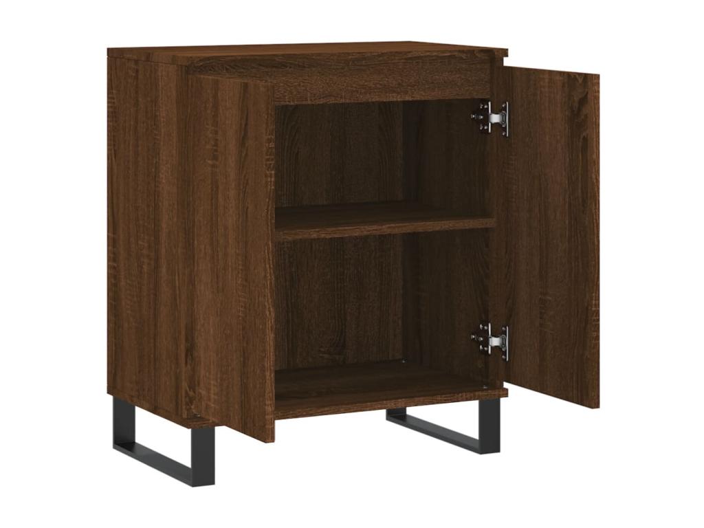 Buffet Chêne marron 60x35x70 cm Bois d'ingénierie HFKI05933