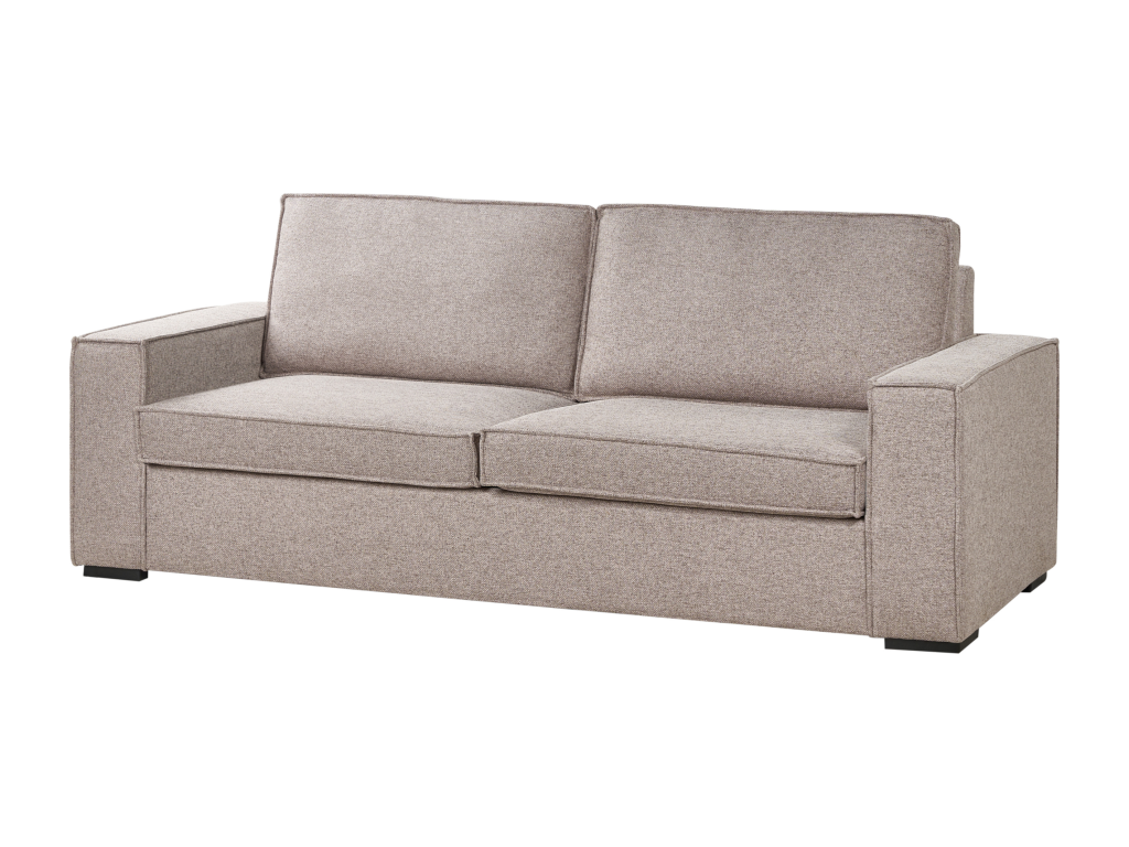 Canapé-lit Cosymeub Tissu Marron clair 2 places TWDQ53313