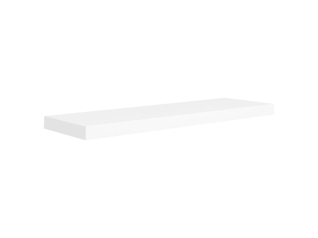 Murale flottante Blanc Etagère 80x23.5x3.8 MDF NDCS86774