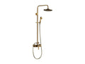 Cosymeub MAX Colonne de Douche Laiton Rétro Système de Douche Antique Ensemble de Douche Mural Cosymeub de Douche avec 20cm Pommeau de Douche Douchette CFCF10596