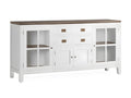 Artigeo - Buffet en bois de Artigeo blanc et plateau marron L180 AWFO67863