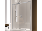 Paroi de douche 2 verres fixes 2 portes coulissantes GLASÉ 195 cm QJYY01754