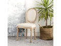 Chaise rembourrée en bois Beige 48x96 PAOZ68452