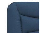 Coussin tête de lit bleu 90 cm tissu TTQT72836