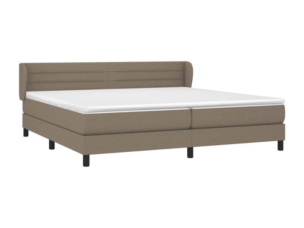 Lit à sommier tapissier avec matelas Artigeo 200x200 cm Tissu FVWV22735