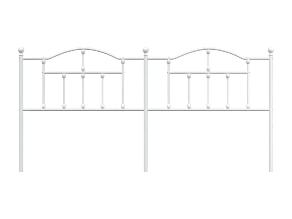 Tête de lit métal blanc 200 cm AOSF22344
