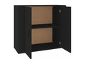Buffet Noir 80x33x70 cm Bois d'ingénierie GHGN38191