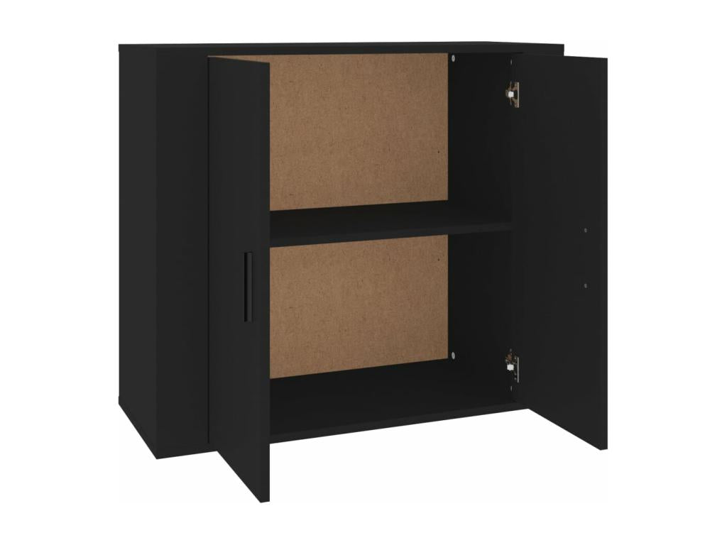 Buffet Noir 80x33x70 cm Bois d'ingénierie GHGN38191