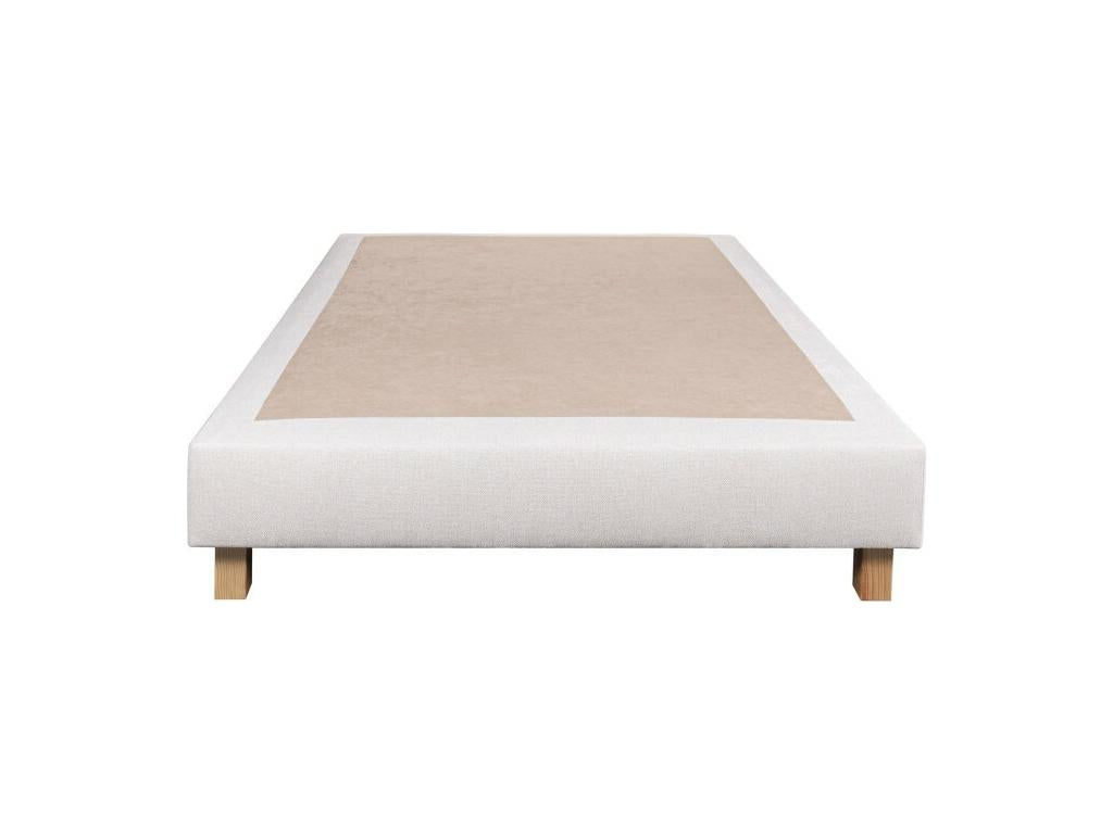 Ensemble Matelas Relaxation 26 cm ressorts ensachés ferme face été/hiver sommier beige ep20cm oreiller couette Tête de Lit 160x200cm DIJO47439