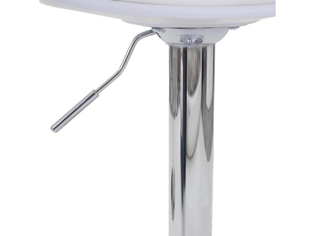 2x Tabouret de bar Cosymeub-B14 cuir synthétique - blanc PPKO04504