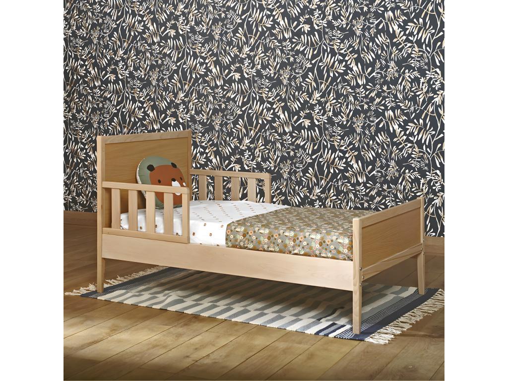 Lit enfant 70x140 cm bois massif blanc Chezlova ALQW91145