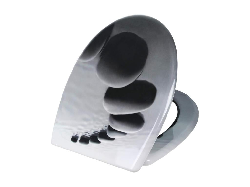 Abattant WC A Cosymeub noire 45.5x37.1x45.5 cm 19 0000737 UVCY67234