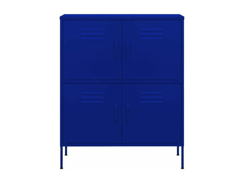 Armoire de rangement Bleu marine 80x35x101.5 cm Acier FIJN80795