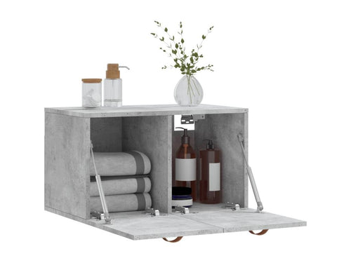 Armoire murale Gris béton 60x36.5x35 Bois d'ingénierie CADG88542