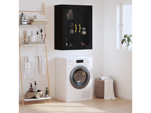 Armoire murale noire 69,5x34x90 cm JRJS63346