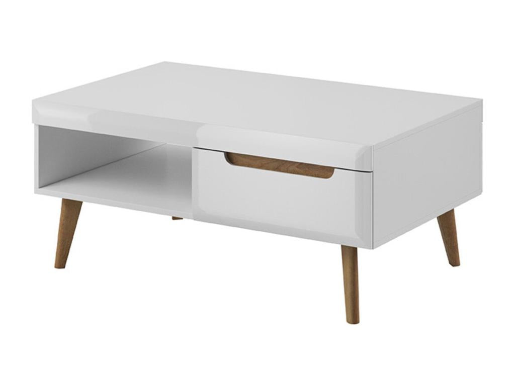 Table basse Artigeo 107x46x67 cm blanc ALEB72945