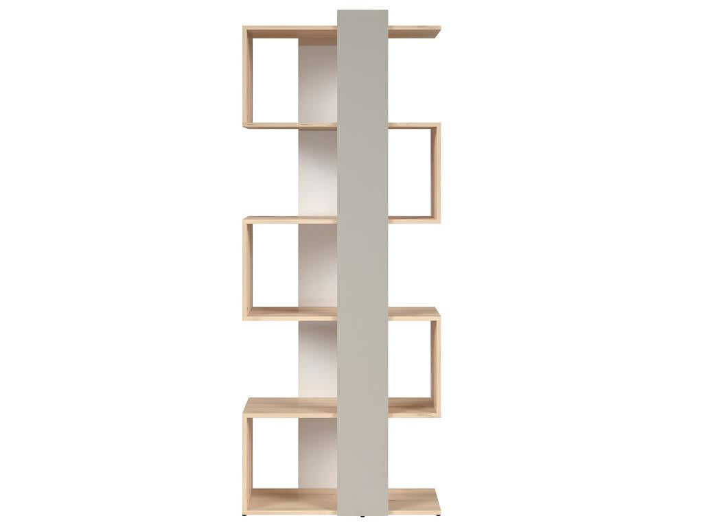 Bibliothèque droit Artigeo Bois et Gris DDJI40399