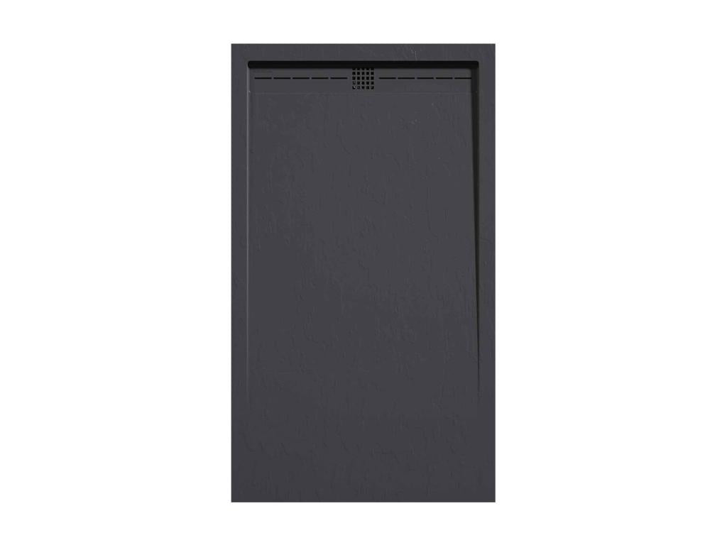 Receveur de douche Anthracite finition Ardoise Cosymeub CACH grille de couleur - 170x70 cm CPJS37064
