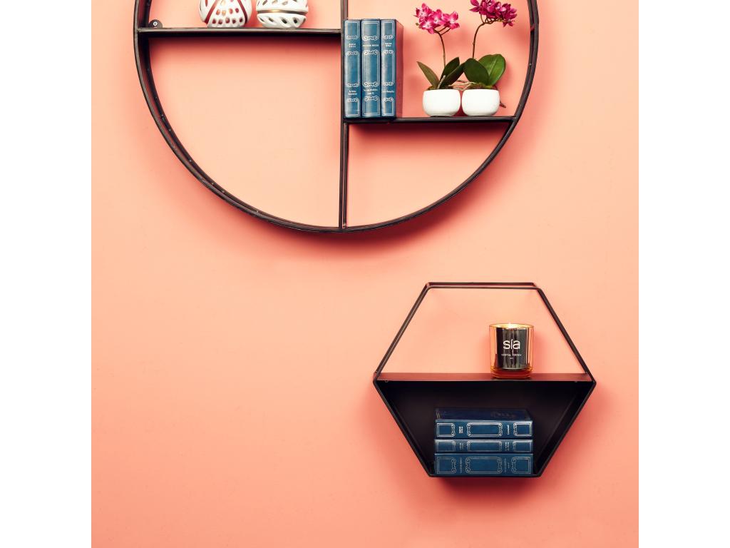 Rangement Mural Artigeo - Noir BKPE65774