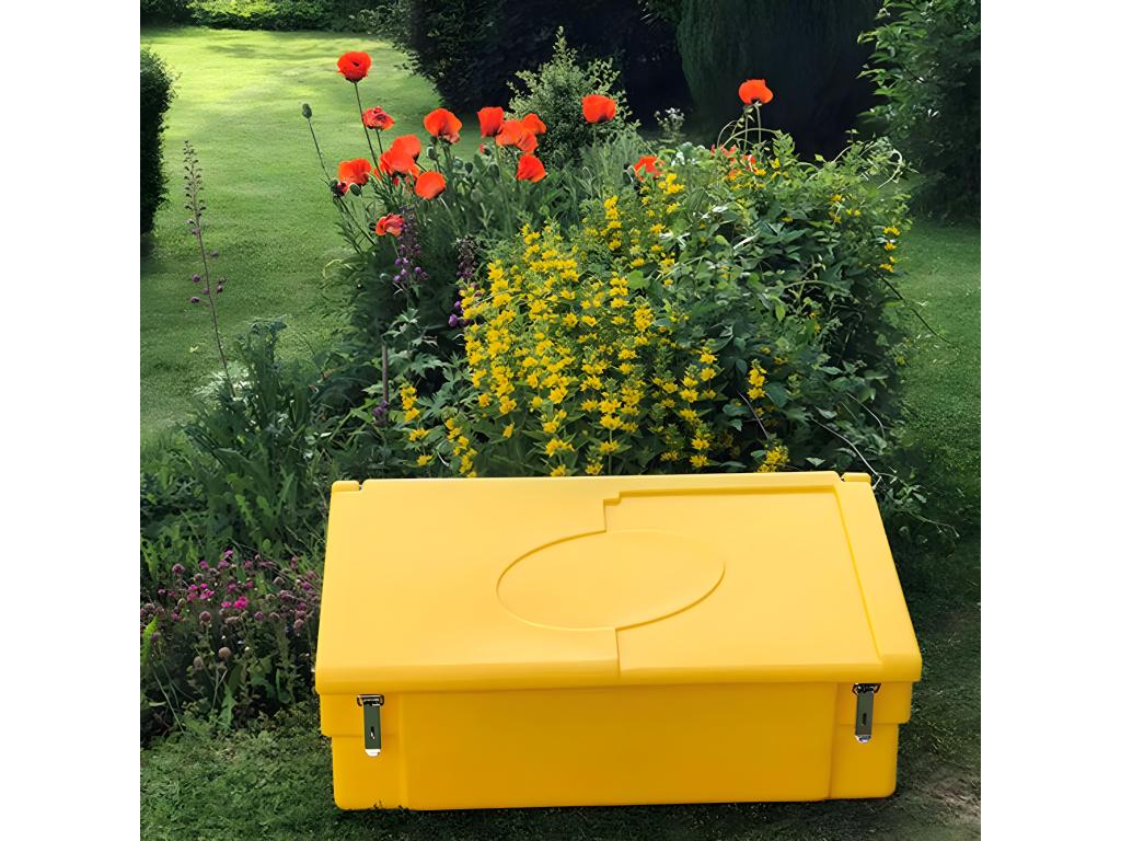 Coffre De Jardin 100l Avec Grenouillères Cadenassables SSJS82342