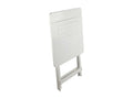Table pliante en Artigeo vernis 60x60x75cm Blanc 7house YYXF96386