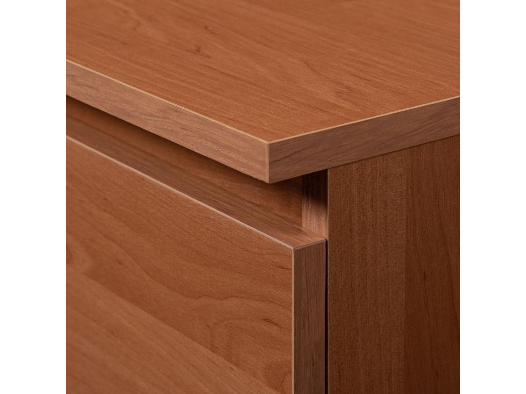 Armoire avec surmeuble Artigeo S90 Aulne 90 cm 2 portes 2 tiroirs façade Aulne 6 étagères 90x51x234 cm AOJB46406