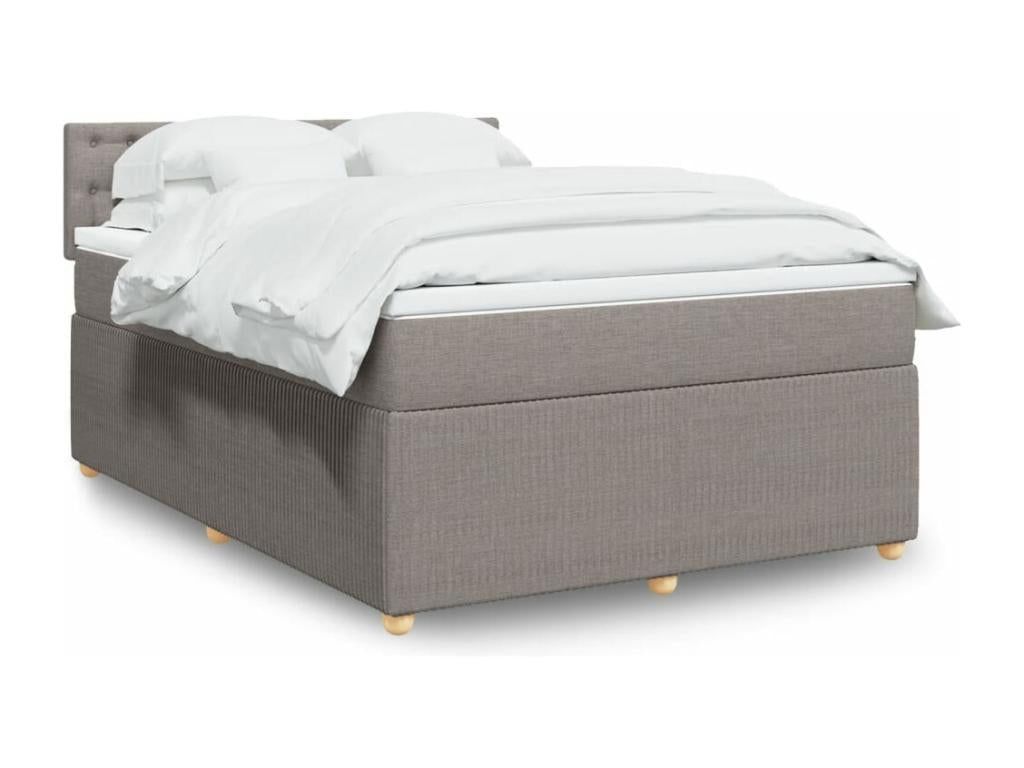 Sommier à Artigeo de lit avec matelas Artigeo 140x200 cm Tissu QXVV12332